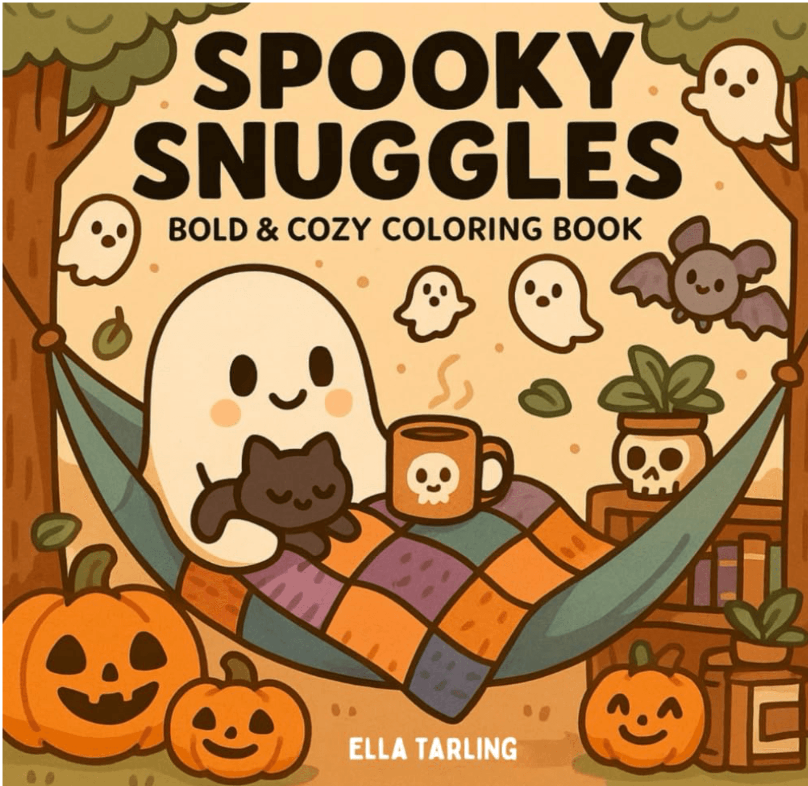 Spooky Snuggles Halloween Coloring Book