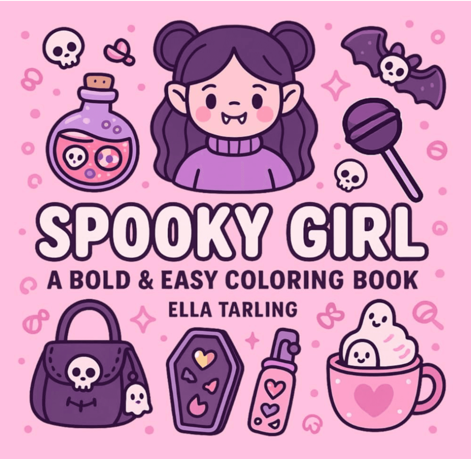 Spooky Girl Coloring Book