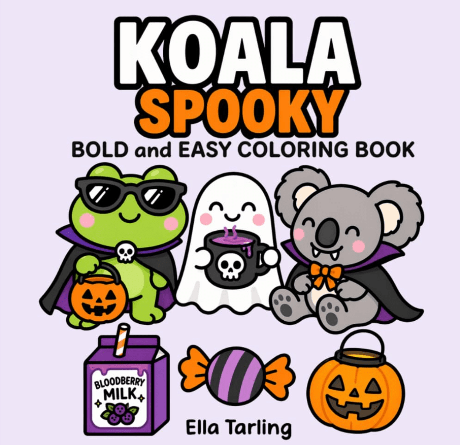 Koala Spooky Coloring Book