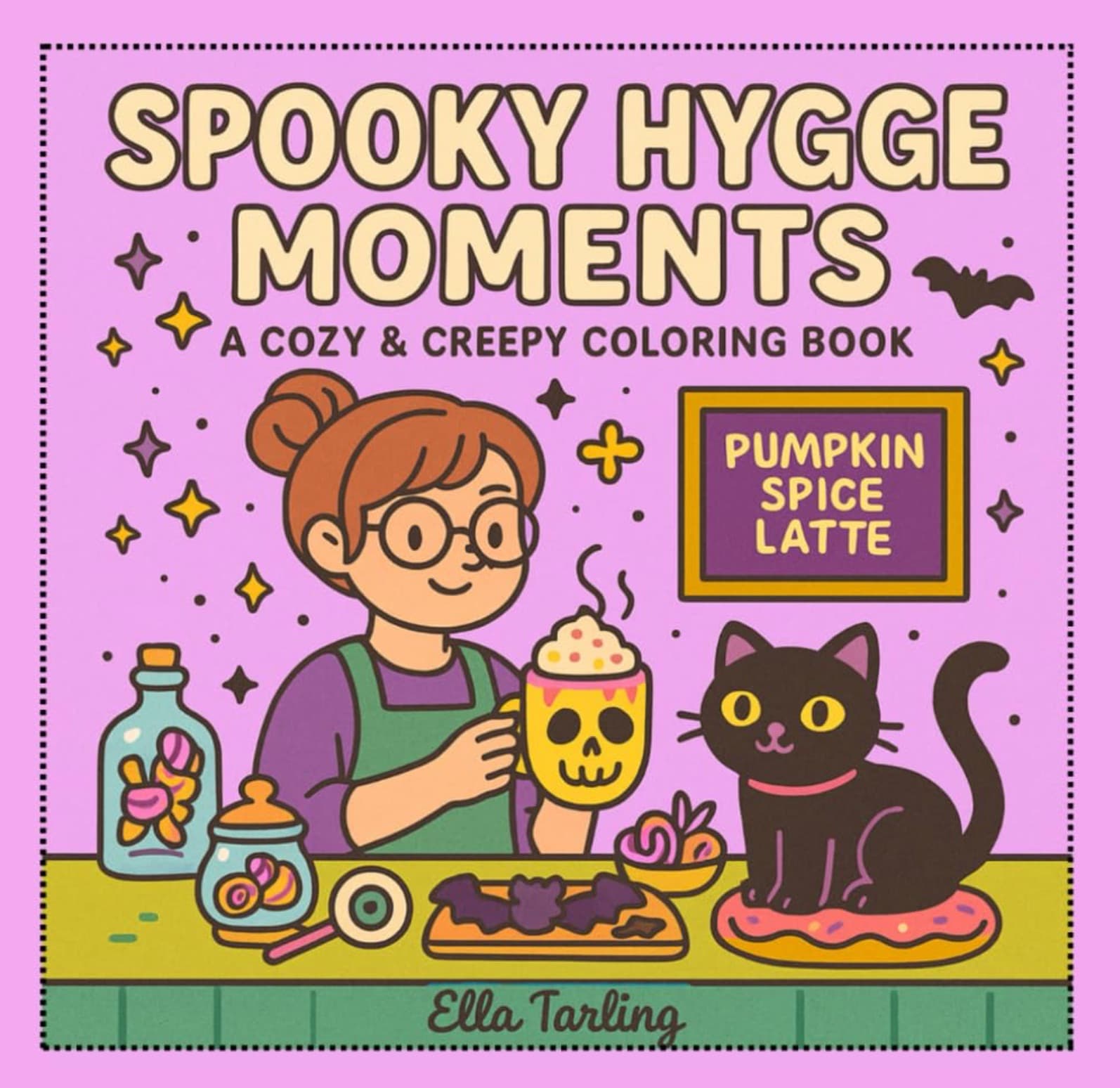 Spooky Hygge Moments Coloring Book