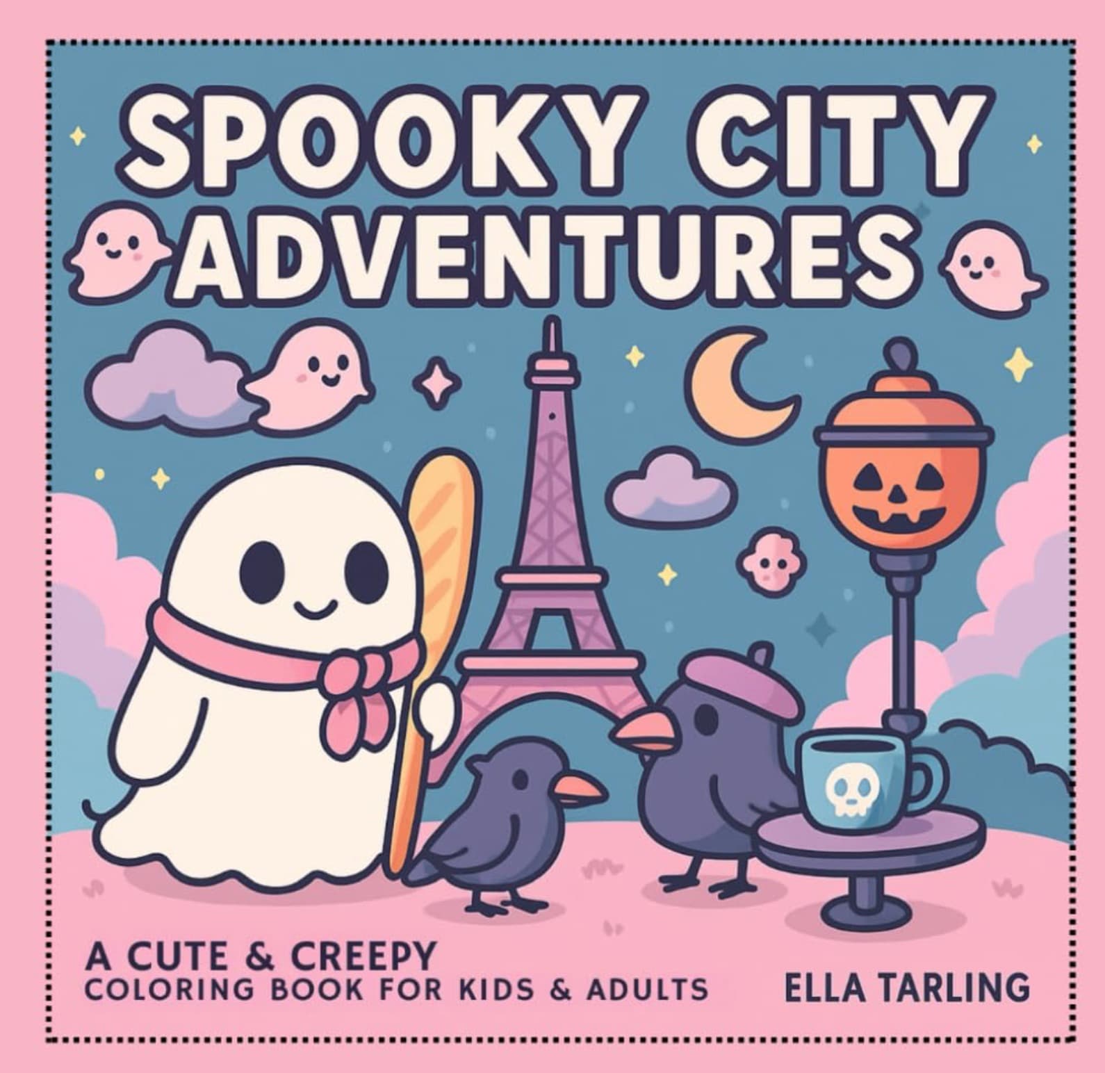 Spooky City Adventures Coloring Book