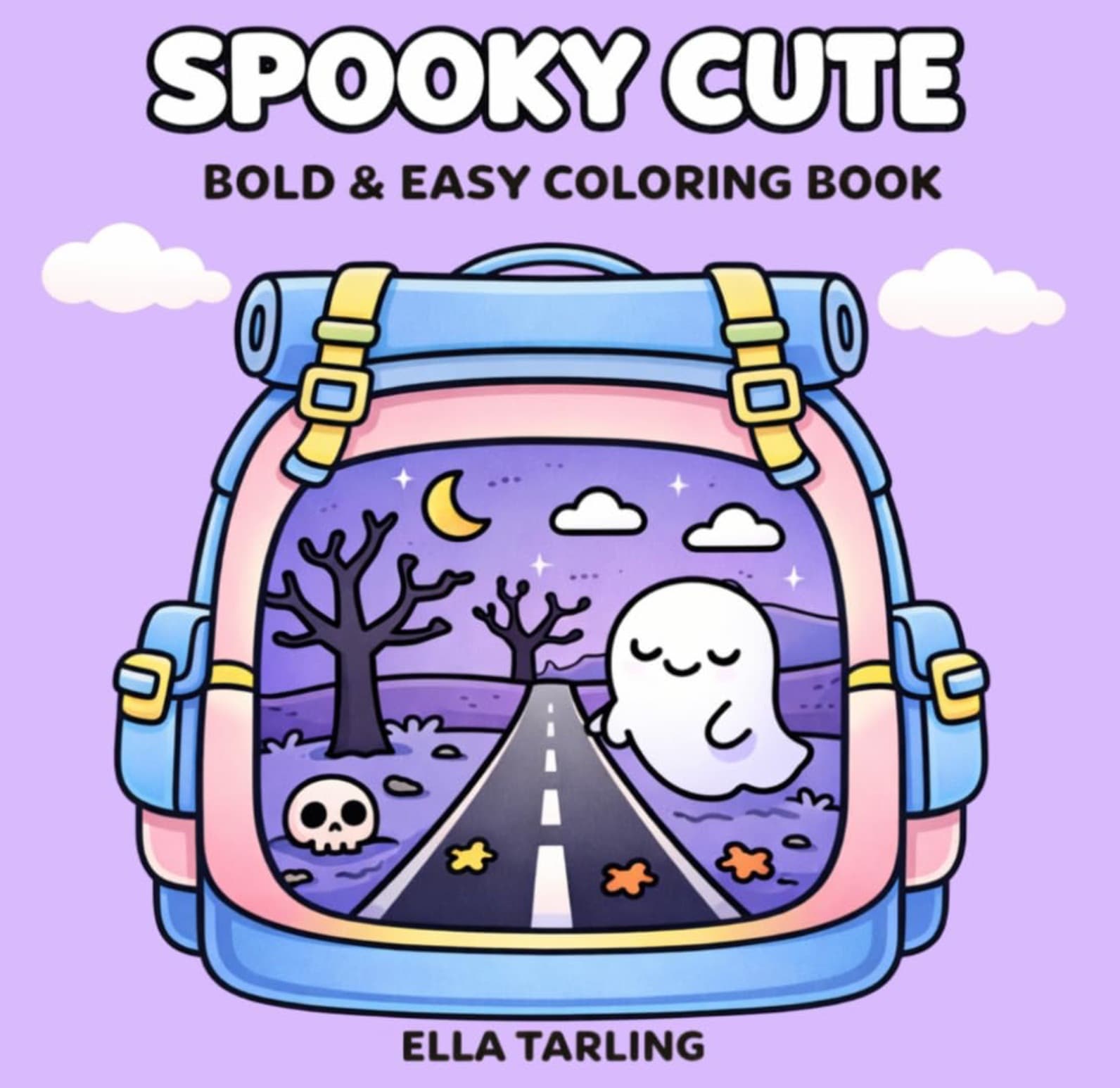Spooky Cute Bold & Easy Coloring Book
